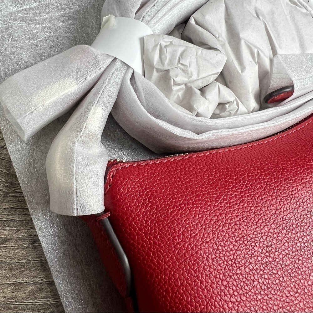 Kate Spade Bailey Crossbody Bag NWT Candied Cherry Red Textured Leather NEW - Picture 6 of 11